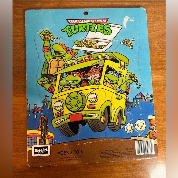 Vintage Teenage Mutant Ninja Turtles Board Puzzles Lot of 3 1990 Collectible - Picture 2 of 16